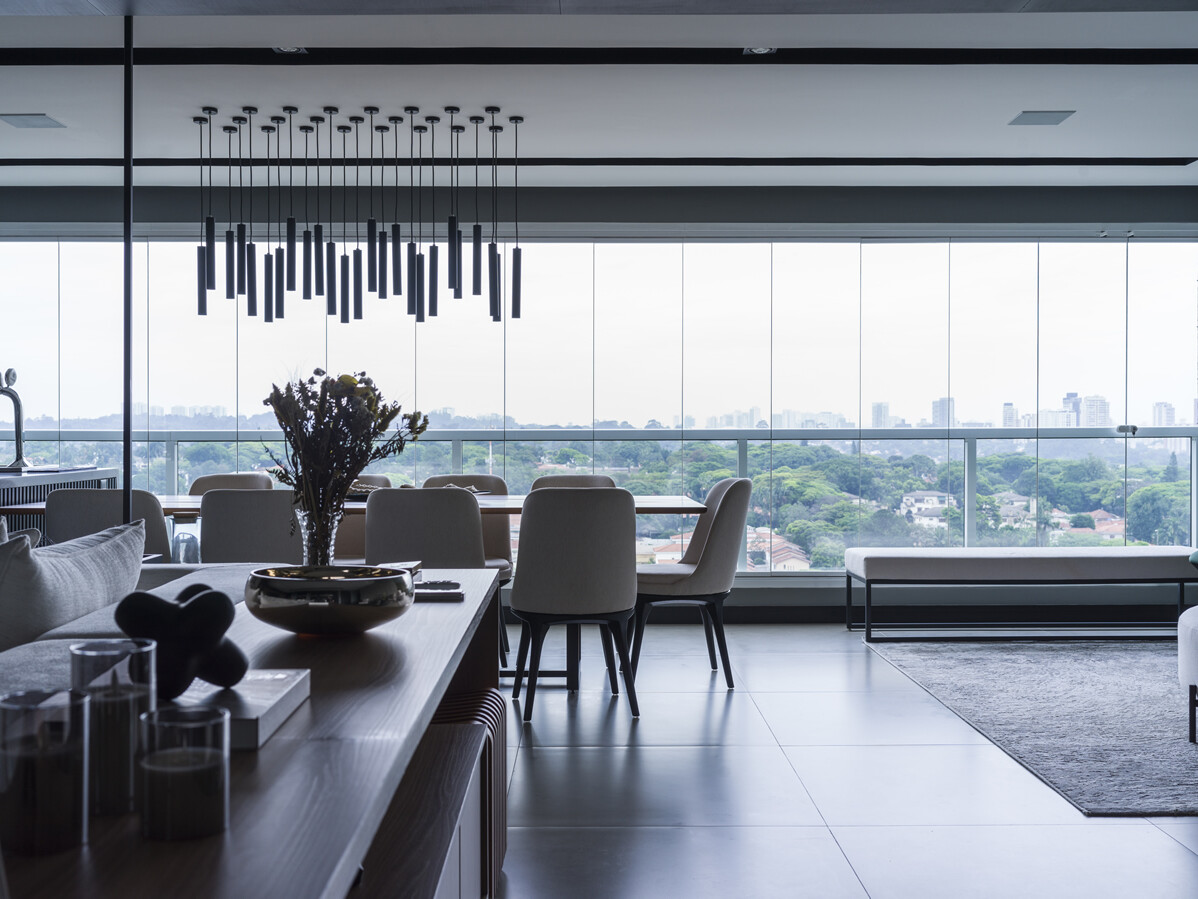 Projeto de arquitetura e interiores para apartamento de 176m²