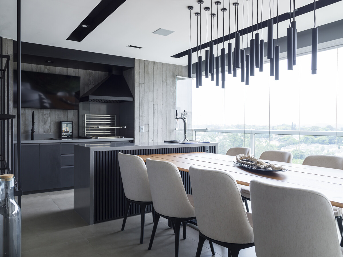 Projeto de arquitetura e interiores para apartamento de 176m²