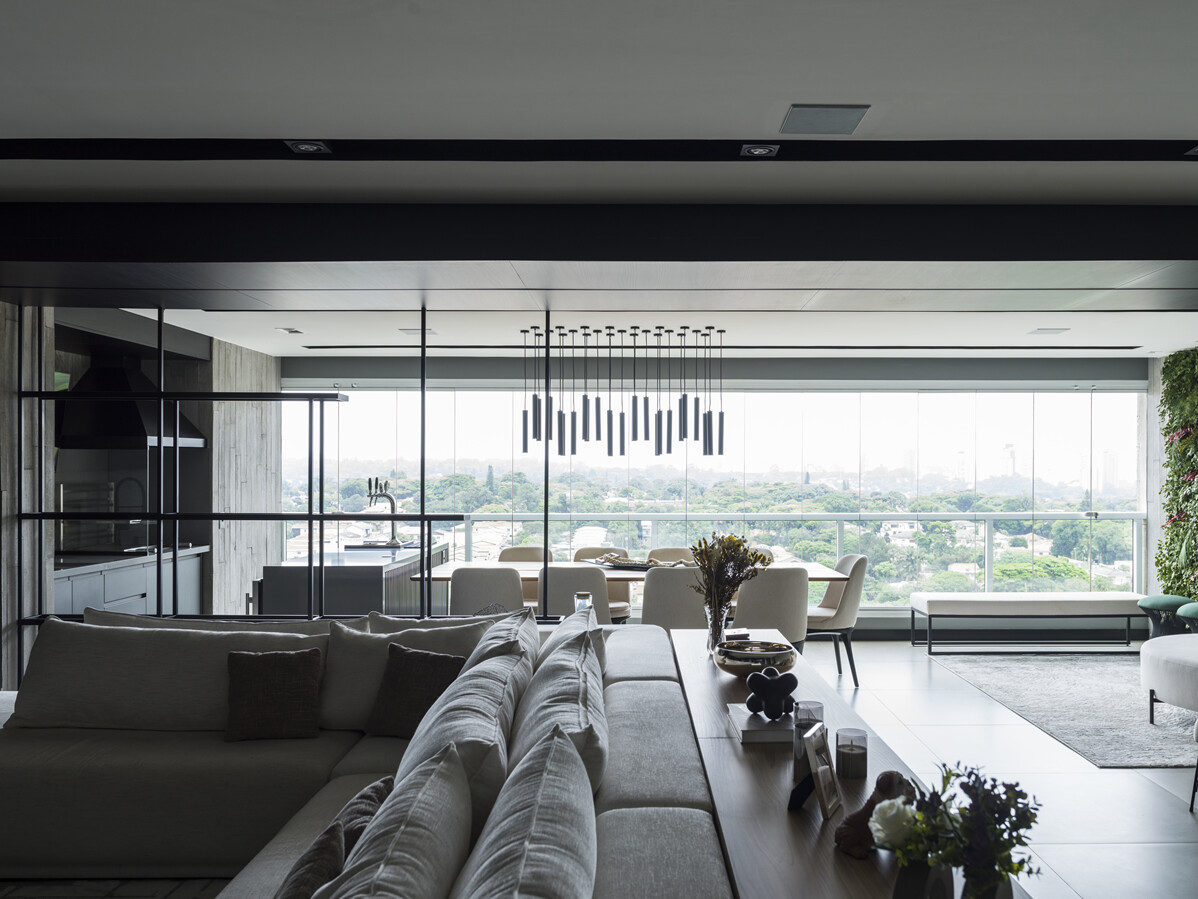 Projeto de arquitetura e interiores para apartamento de 176m²