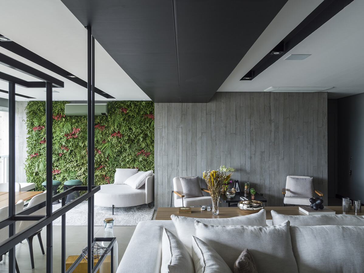 Projeto de arquitetura e interiores para apartamento de 176m²