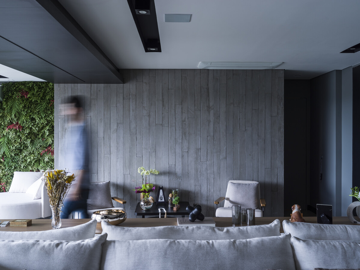 Projeto de arquitetura e interiores para apartamento de 176m²