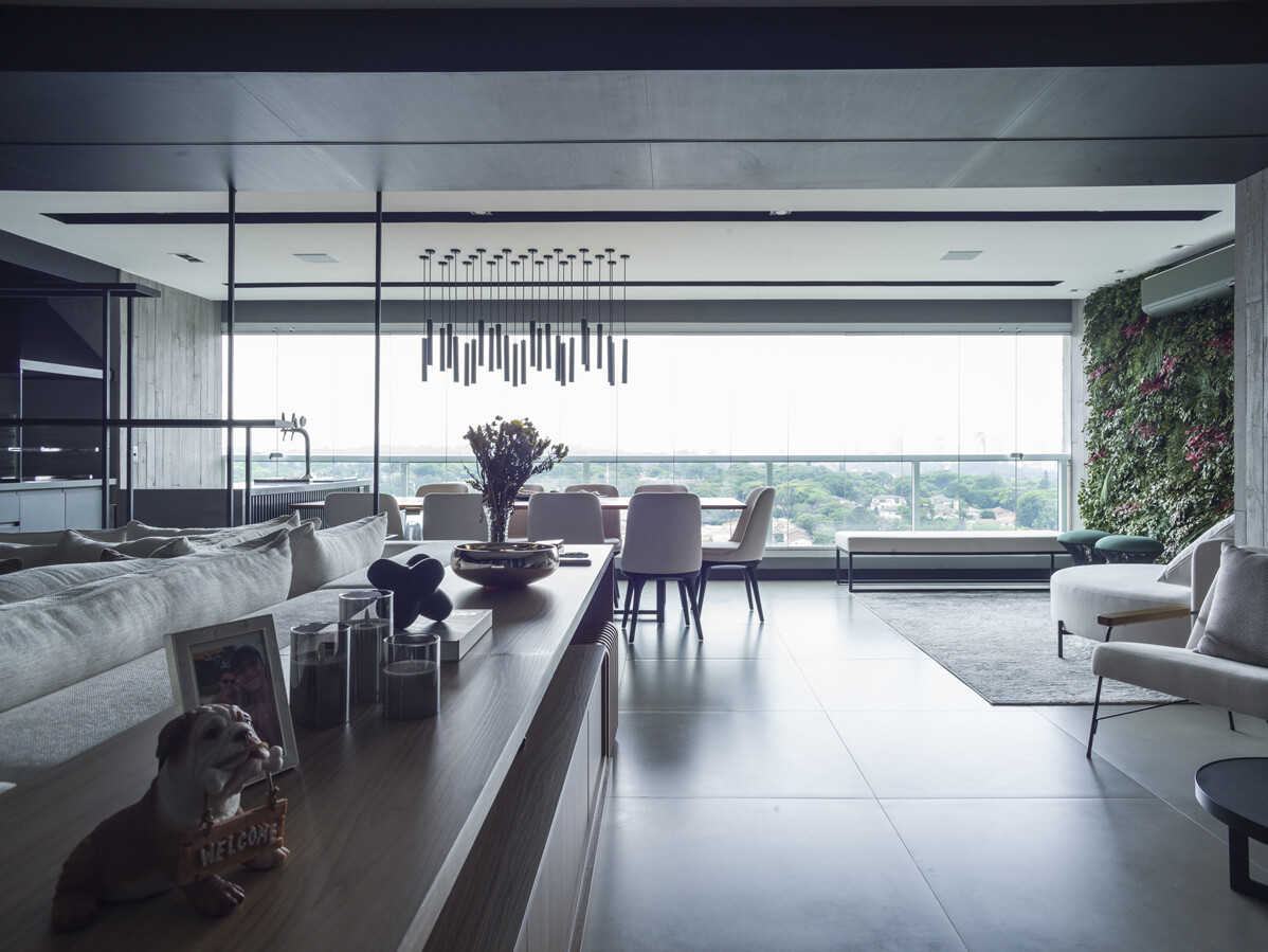 Projeto de arquitetura e interiores para apartamento de 176m²